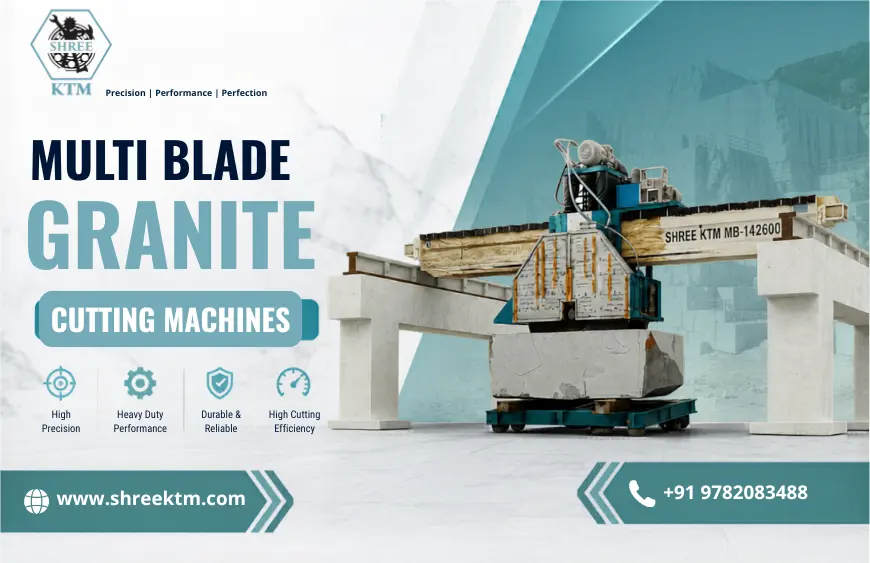 Multi Blade Granite Cutting Machine by Shree Krishna Techno Machines