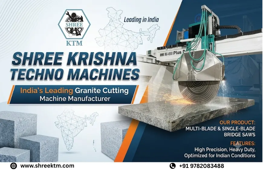 CNC Granite Block Cutting Machine Solutions – Shree Krishna Techno Machines