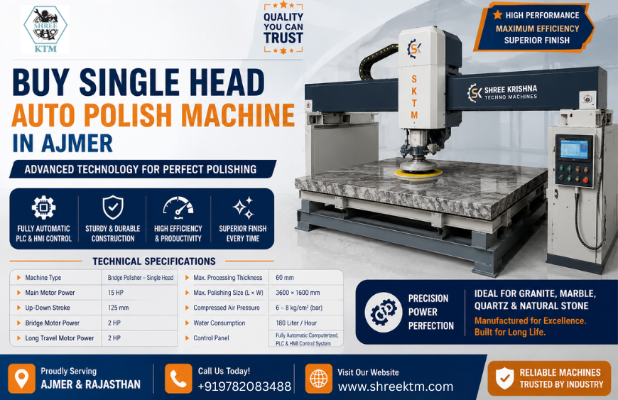 Buy Advanced Single Head Auto Polish Machine in Ajmer