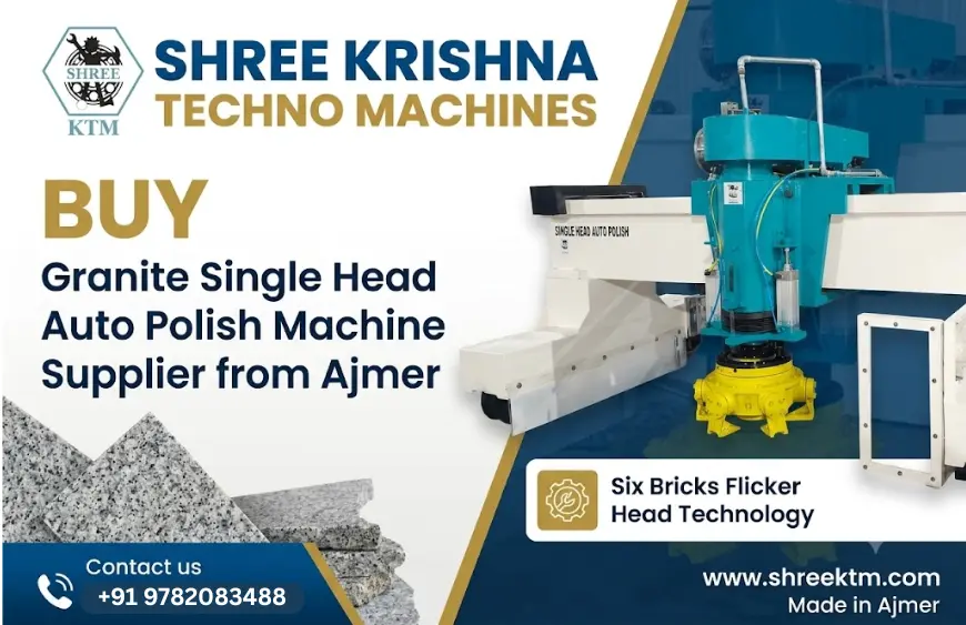 Advanced Granite Single Head Auto Polish Machine for Stone Factories