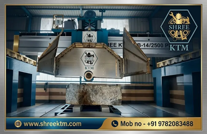 Multi 14 Blade Block Cutting Machine for Granite